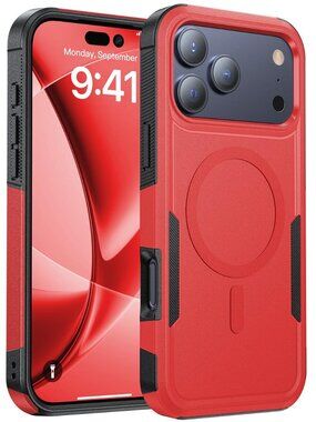 For iPhone 17 Pro Heavy-Duty Case [Fit for MagSafe]